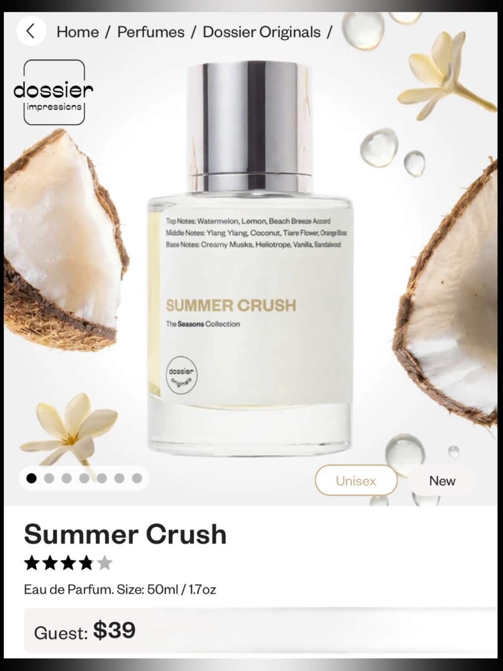 Dossier's Summer Crush edp